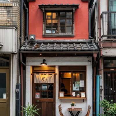 Cozy Japanese Restaurant Facade