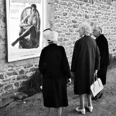 Women Viewing Artwork