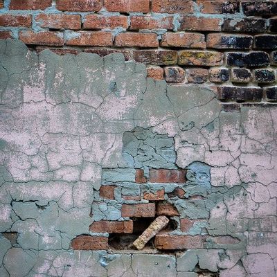 Decaying Brick Wall