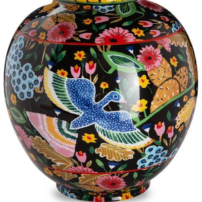 Colorful Floral Vase