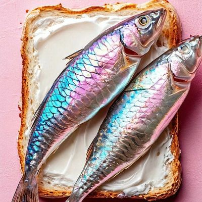 Holographic Fish on Toast