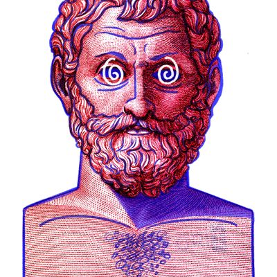 Ancient Red Portrait