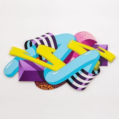 Colorful Flip Flops Art