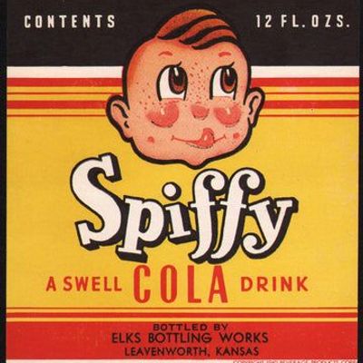 Spiffy Cola Drink Label