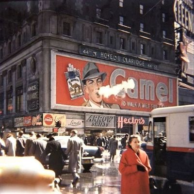 Vintage New York City Street Scene