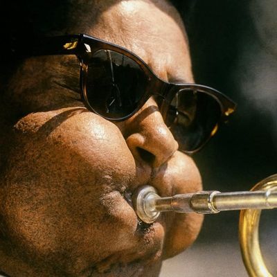 Trumpeter in Sunglasses music sunglasses trumpet close-up expression