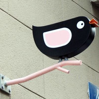 Cartoon Bird Mailbox