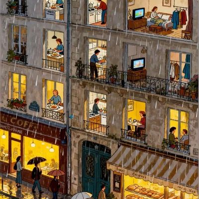 Rainy Parisian Nights