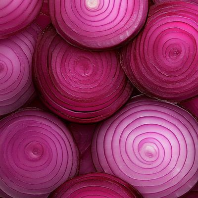 Sliced Purple Onions
