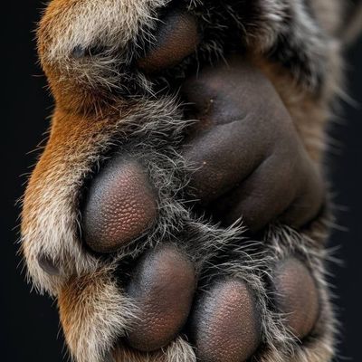Close-Up of Tiger Paw