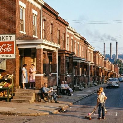 Vintage Street Scene