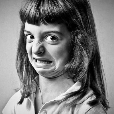 Distorted Face Portrait