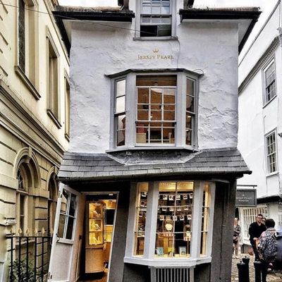 Vintage Shop with Bay Windows