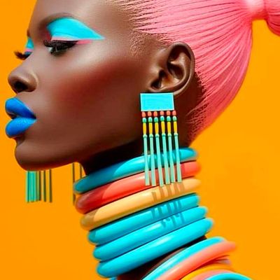 Colorful Fashion Statement