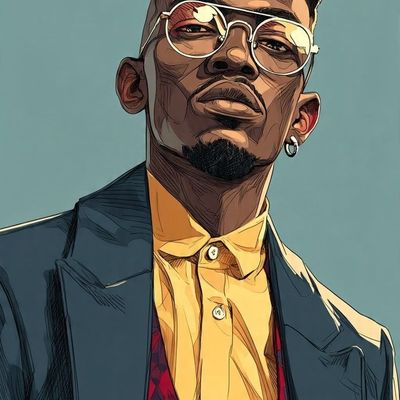 Elegant Man in Suit