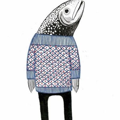 Fish in Sweater
