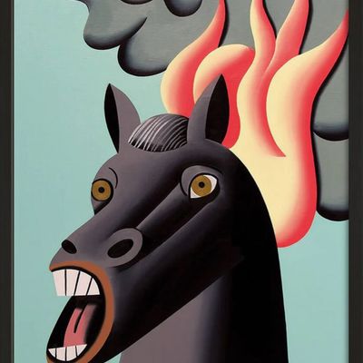 Fiery Horse Head