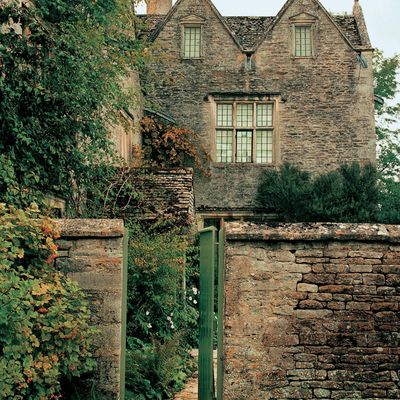 Historic stone house with garden
