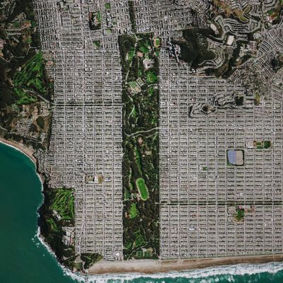 Urban Grid by the Sea