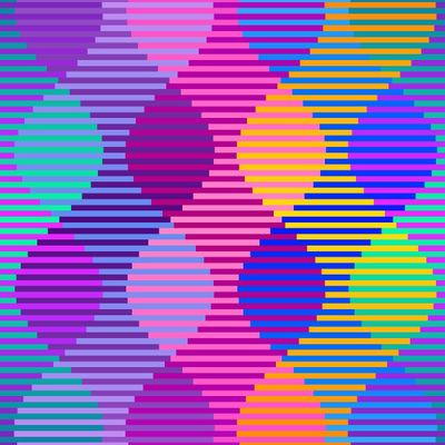 Abstract Striped Pattern