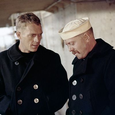 Two men in navy uniforms movie navy uniforms scene