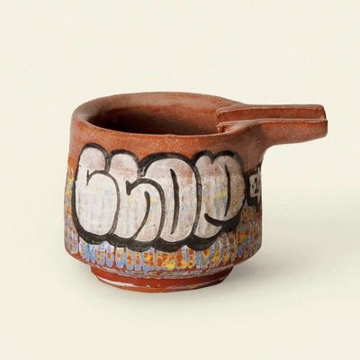 Graffiti-Inspired Ceramic Mug