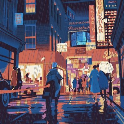Rainy Cityscape