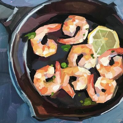 Shrimp with Lemon