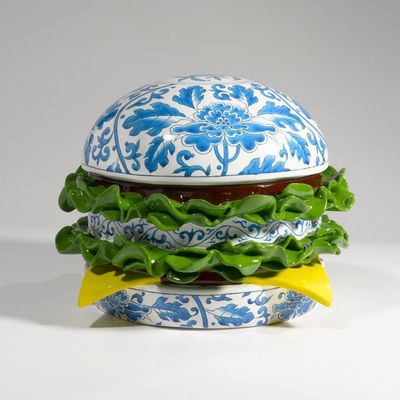 Porcelain Burger Box