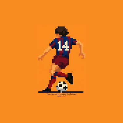 Pixelated Soccer Player