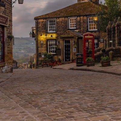 Cobbled Village Street