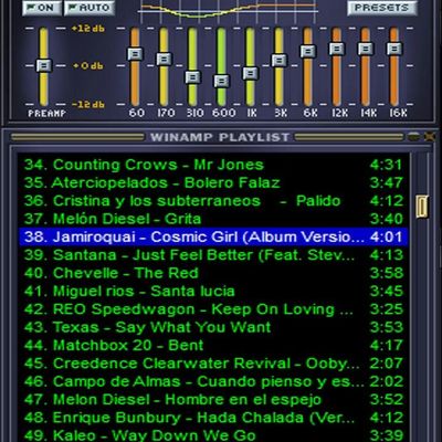 Winamp Playlist Interface winamp playlist music interface software