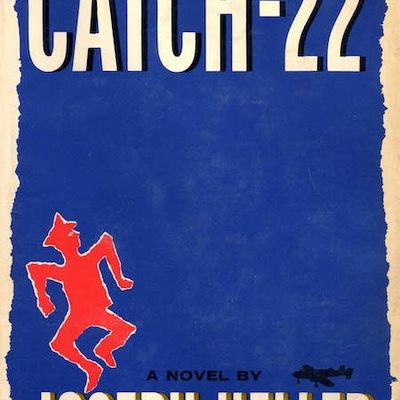 Catch-22 catch-22 novel minimalist blue red