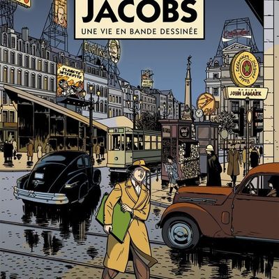 Jacobs: Une Vie en Bande Dessinée comic cityscape vintage street vendor cars