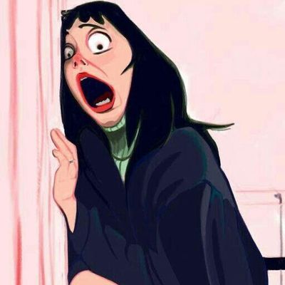 Animated Character Screaming