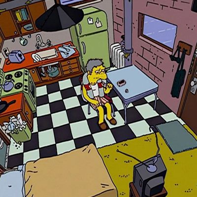 Simpsons Kitchen Scene
