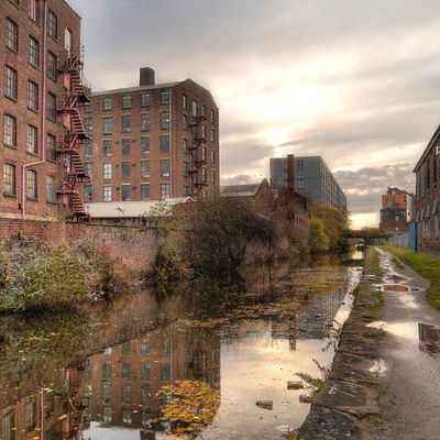 Urban Canal Reflections