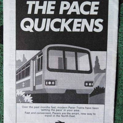 Pacer Train Advertisement