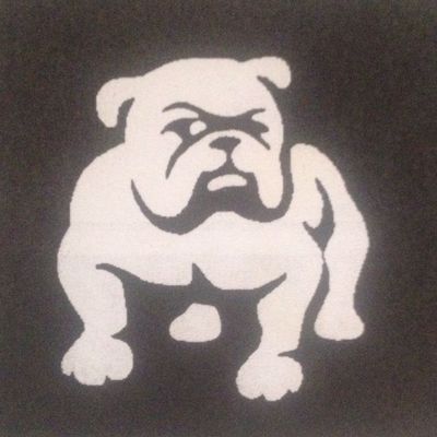 Bulldog Silhouette bulldog silhouette black white strength
