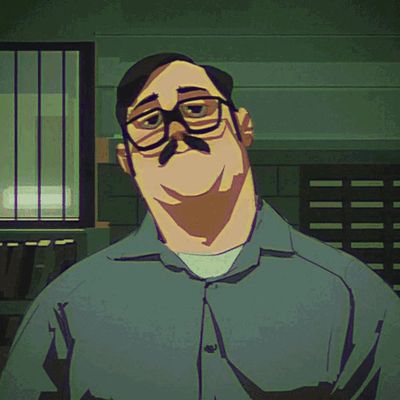Fat Man in Prison Cell