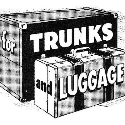 Vintage Trunks and Luggage Advertisement vintage trunks luggage advertisement retro