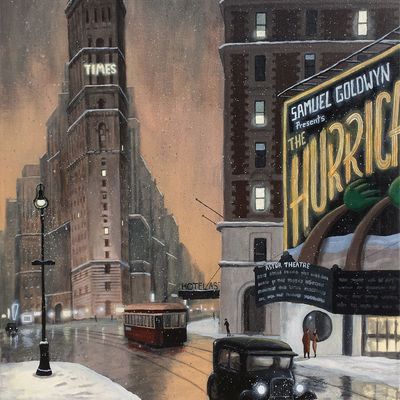 Snowy Cityscape