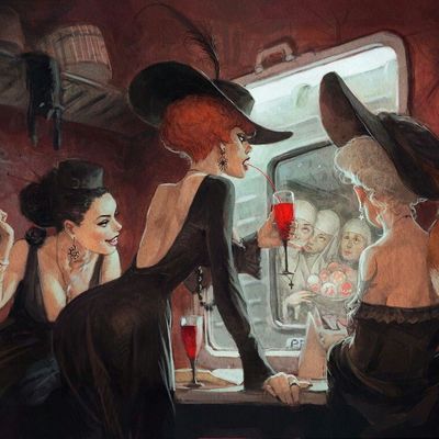 Vintage Train Seduction