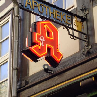 Neon Apothecary Sign