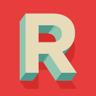 Abstract Letter R