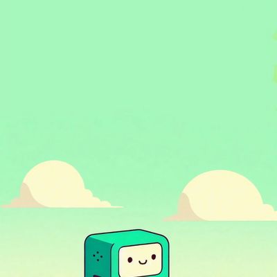 BMO in Pastel Sky