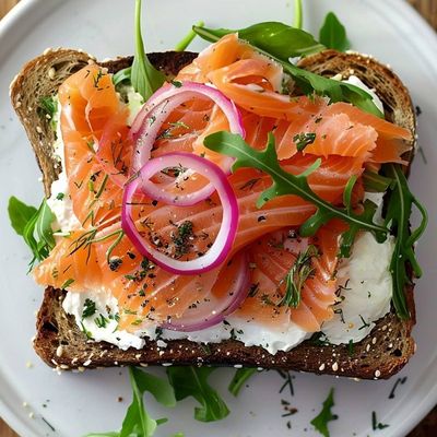 Smoked Salmon Sandwich