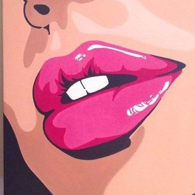 Glossy Pink Lips