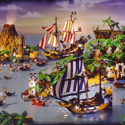 Pirate Ship Adventure pirate lego ship island volcano