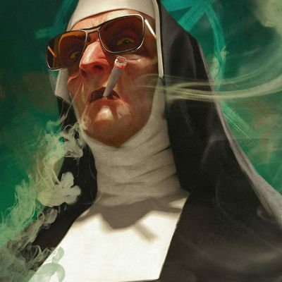 Nun Smoking Joint